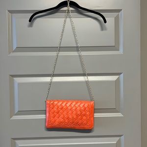 Orange crossbody bag
